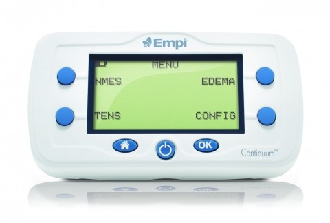 EMPI Continuum NMES/TENS/HV Stimulator Unit c/w Rechargeable batteries
